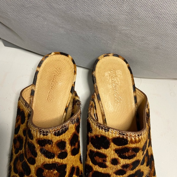 Madewell Leopard Print Mules - Picture 2 of 8
